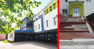 Szpital zmuszony do „żebractwa”, a gmina przejada pieniądze. Schody wstydu w Nowogardzie na których remont zbiera dyrekcja.